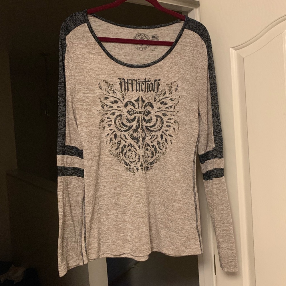 Affliction Burn Out Long-sleeved Tee